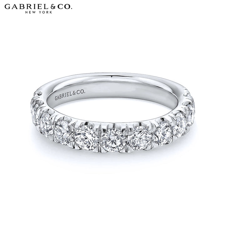 Natural Diamond French U-Pavé Ring 4.0mm