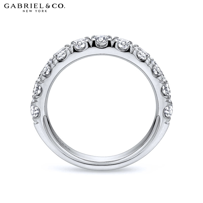 1.50ctw Natural Diamond French U-Pavé Ring 4.0mm