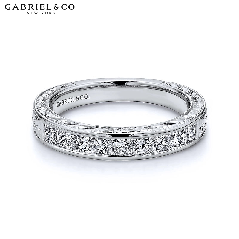 0.70ctw Natural Diamond Princess Cut Ring 3.6mm
