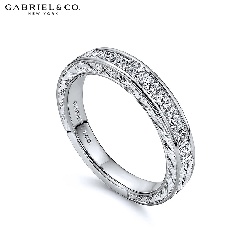 0.70ctw Natural Diamond Princess Cut Ring 3.6mm