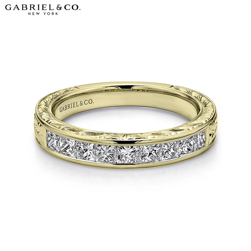 0.70ctw Natural Diamond Princess Cut Ring 3.6mm