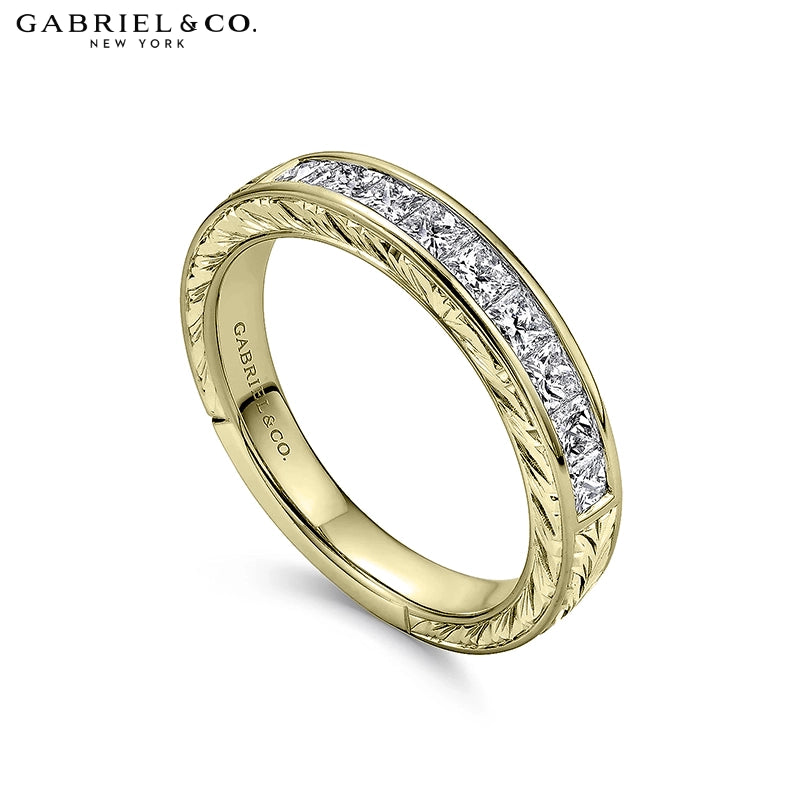 0.70ctw Natural Diamond Princess Cut Ring 3.6mm