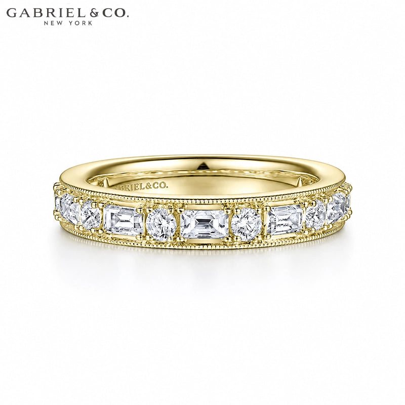 0.90ctw Natural Diamond Vintage Milgrain Ring 3.5mm