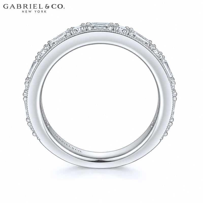0.90ctw Natural Diamond Vintage Milgrain Ring 3.5mm