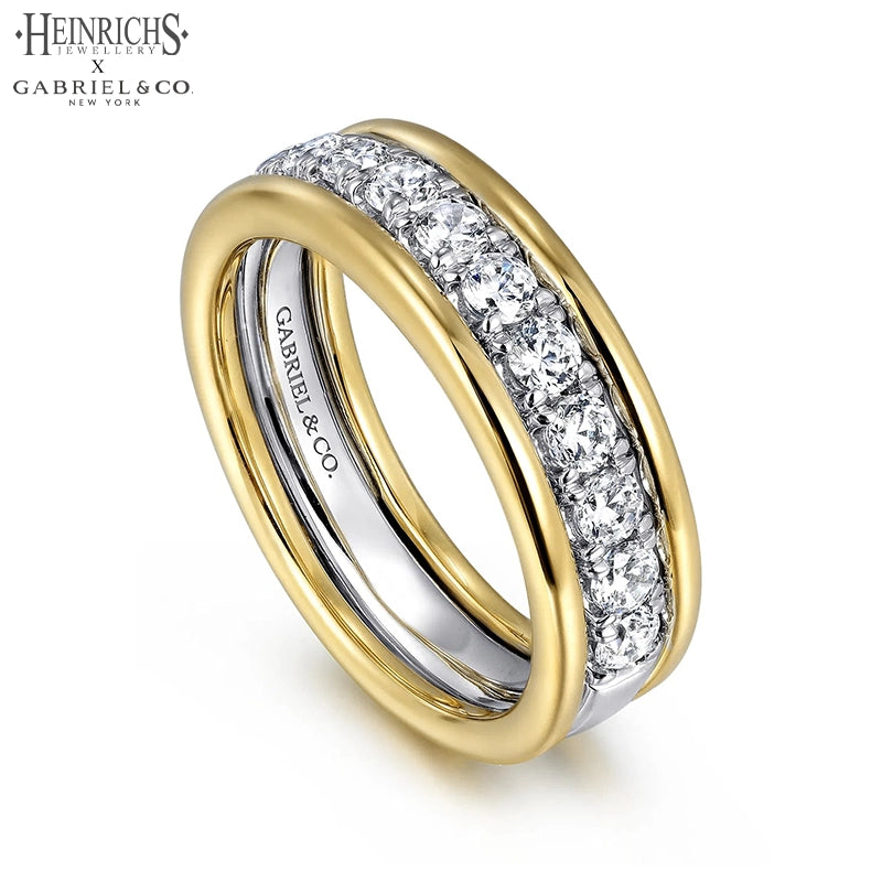 0.77ctw Lab Grown Diamond Pavé Ring 6.0mm
