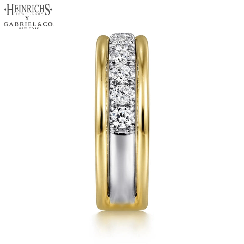 0.77ctw Lab Grown Diamond Pavé Ring 6.0mm