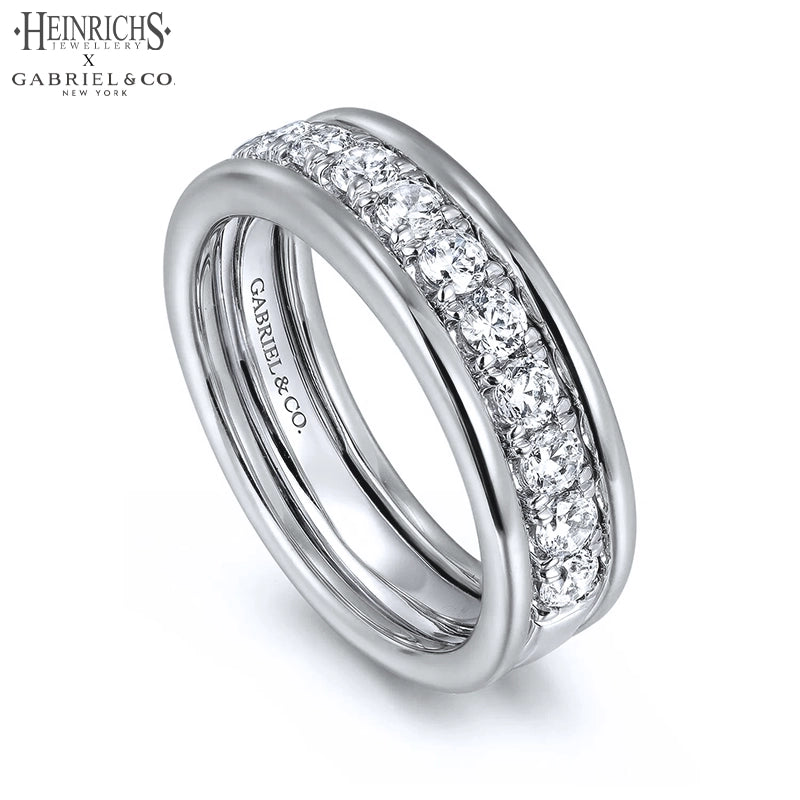 0.77ctw Lab Grown Diamond Pavé Ring 6.0mm