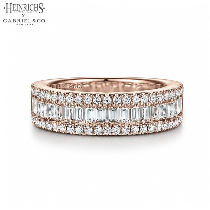 1.05ctw Lab Grown Diamond Pavé Ring 6.5mm