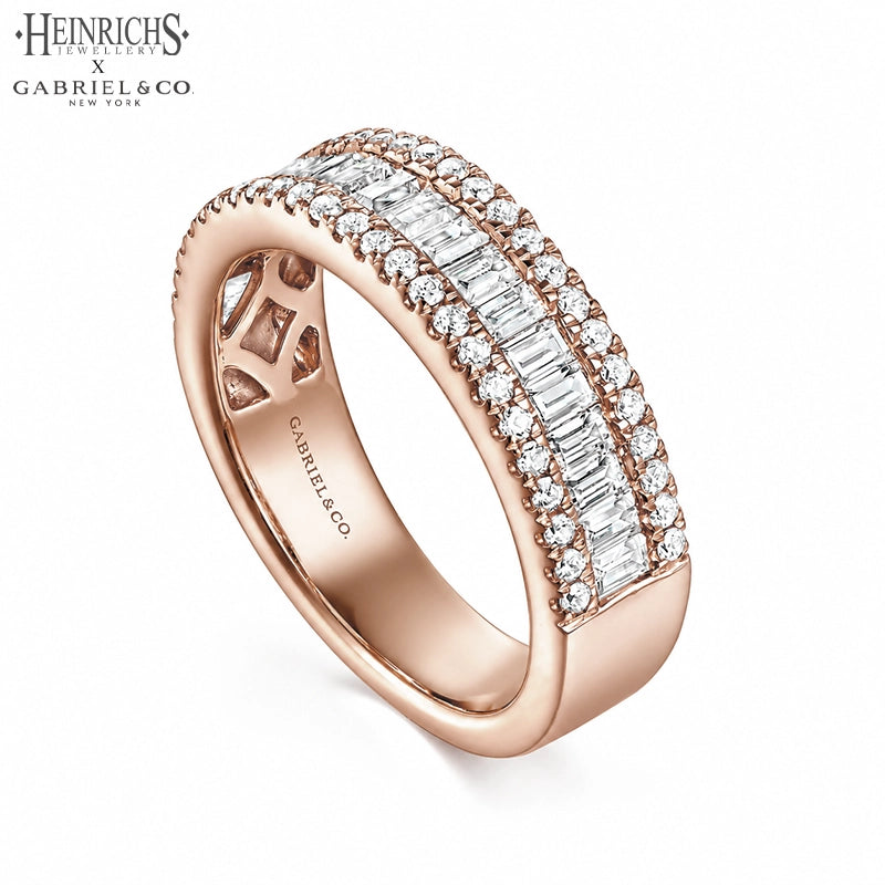 1.05ctw Lab Grown Diamond Pavé Ring 6.5mm
