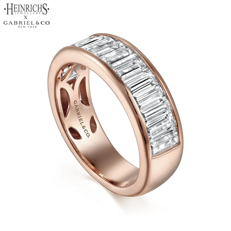 1.73ctw Lab Grown Baguette Diamond Ring 6.5mm