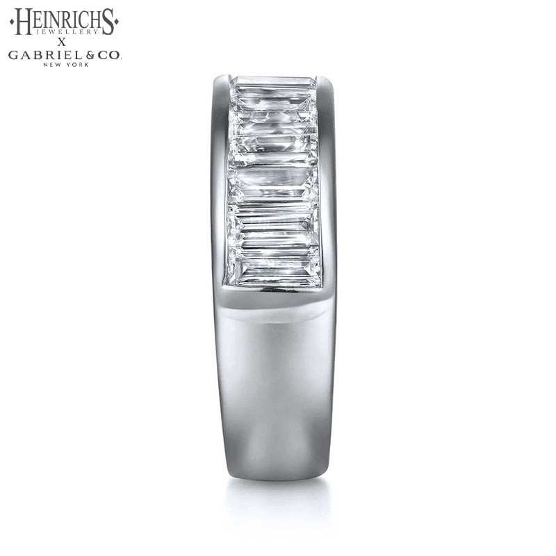 1.73ctw Lab Grown Baguette Diamond Ring 6.5mm
