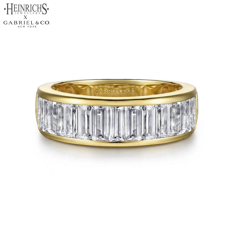 1.73ctw Lab Grown Baguette Diamond Ring 6.5mm