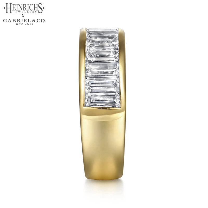1.73ctw Lab Grown Baguette Diamond Ring 6.5mm