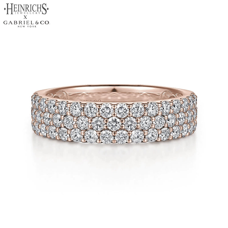 1.15ctw Lab Grown Diamond Micro Pavé Ring 5.0mm