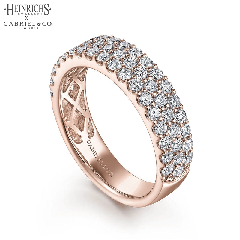 1.15ctw Lab Grown Diamond Micro Pavé Ring 5.0mm