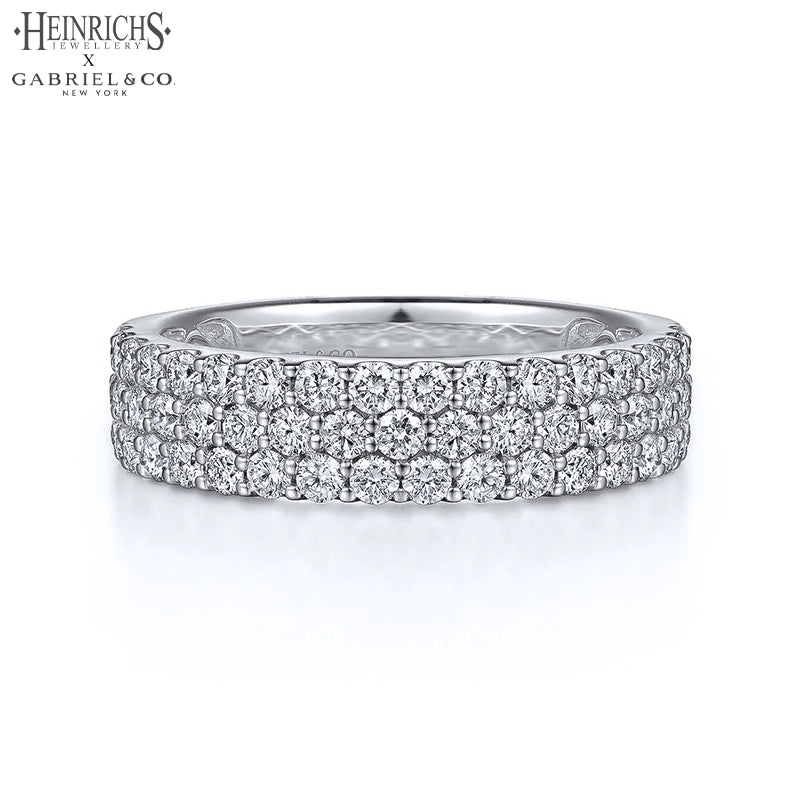 1.15ctw Lab Grown Diamond Micro Pavé Ring 5.0mm