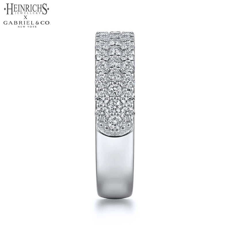 1.15ctw Lab Grown Diamond Micro Pavé Ring 5.0mm