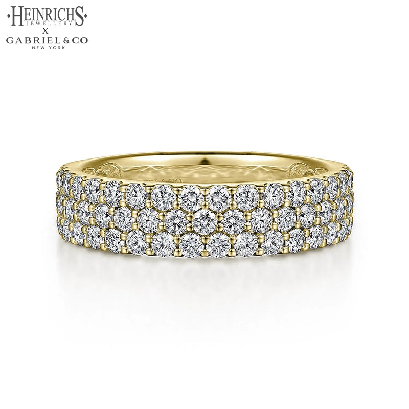 1.15ctw Lab Grown Diamond Micro Pavé Ring 5.0mm