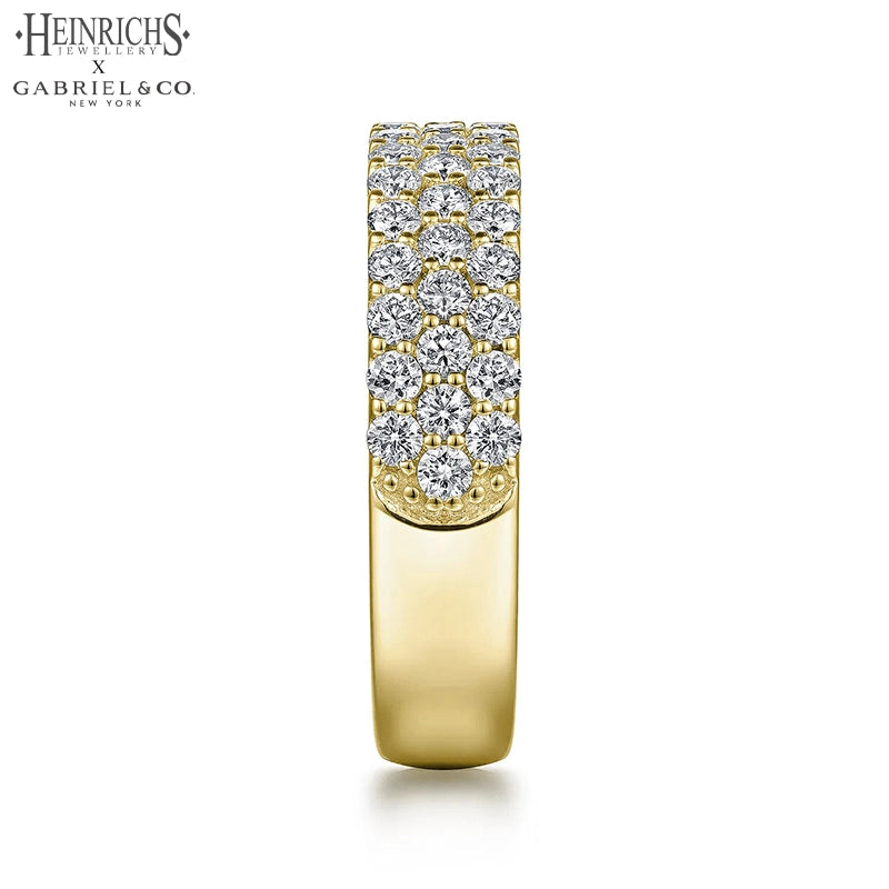 1.15ctw Lab Grown Diamond Micro Pavé Ring 5.0mm