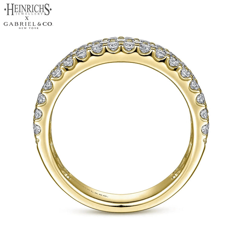 1.15ctw Lab Grown Diamond Micro Pavé Ring 5.0mm