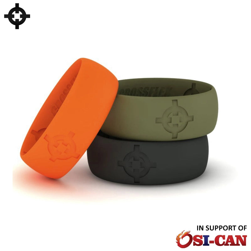 Silicone Wedding Rings (3-Pack)