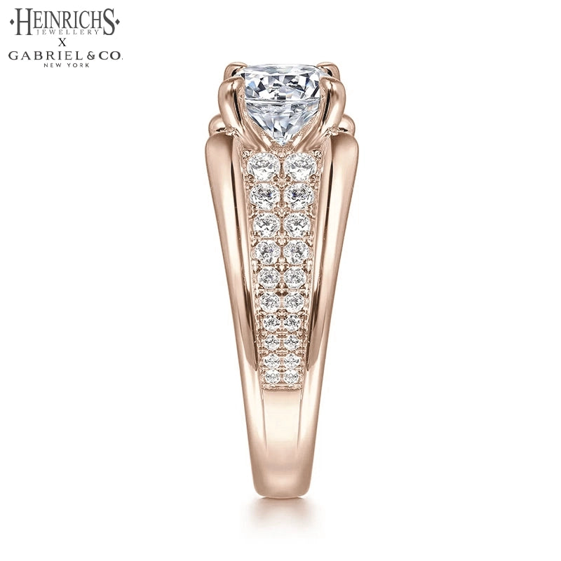 1.50ctr-3.00ctr Round Cut Lab Grown Diamond Ring