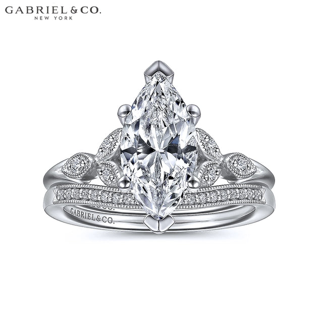 0.75ctr-3.00ctr Marquise Cut Diamond Customizable Ring – Heinrichs