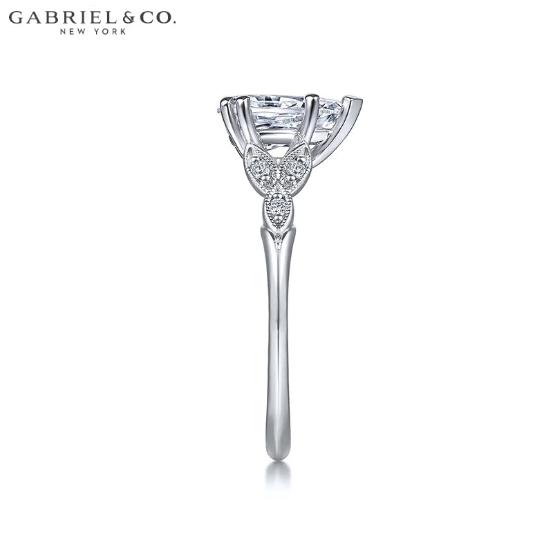 1.00ctr-2.50ctr Pear Cut Lab Grown Diamond Ring