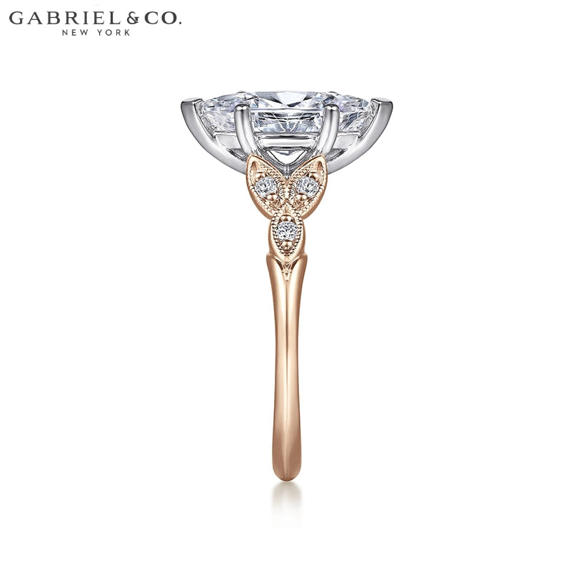 1.00ctr-2.50ctr Marquise Cut Lab Grown Diamond Ring