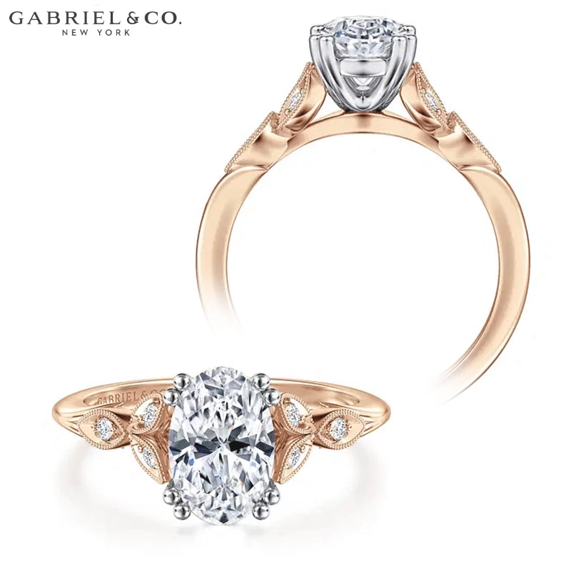 1.00ctr-2.50ctr Oval Cut Lab Grown Diamond Ring Tailor Made