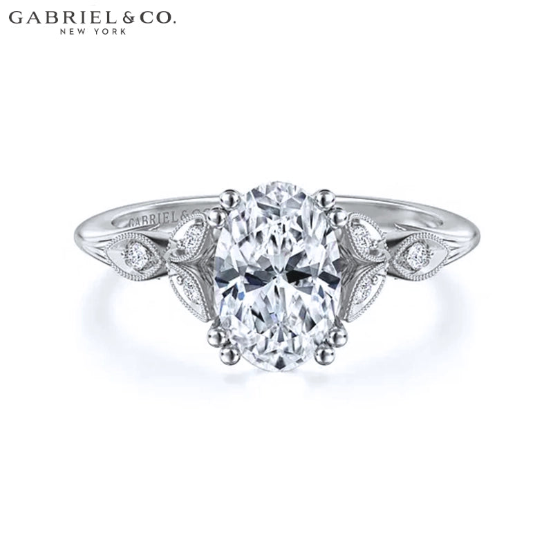 1.00ctr-2.50ctr Oval Cut Lab Grown Diamond Ring Tailor Made