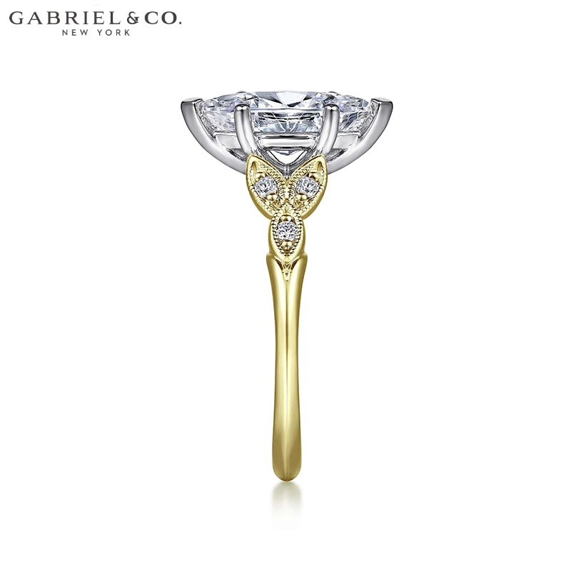 1.00ctr-2.50ctr Marquise Cut Lab Grown Diamond Ring