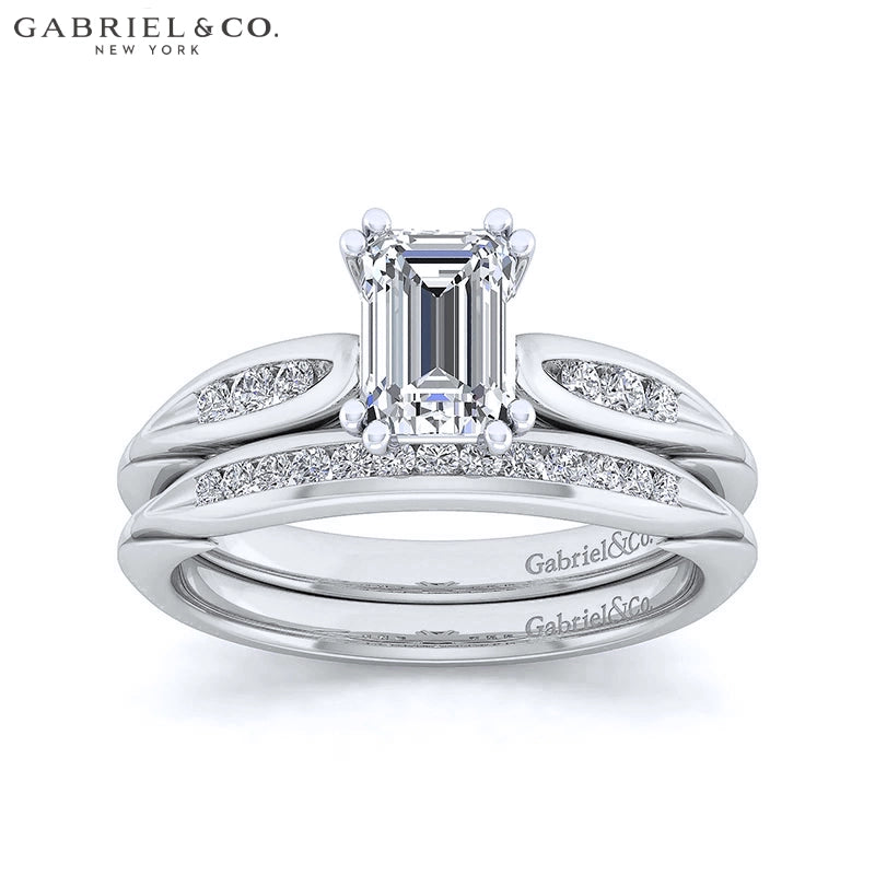 1.10ctw Emerald Cut Lab Grown Diamond Ring