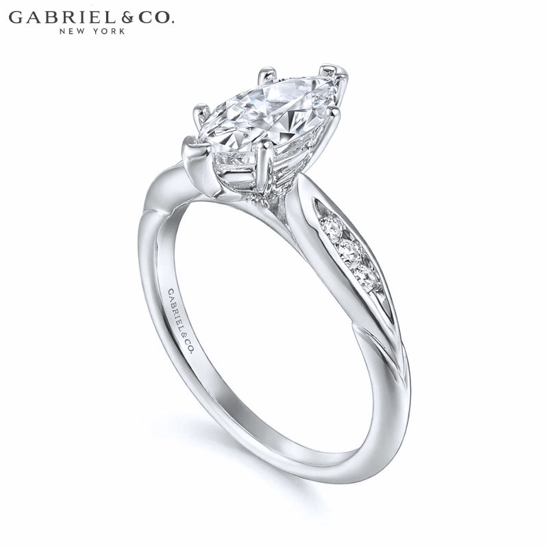 1.00ctr-2.00ctr Marquise Cut Lab Grown Diamond Ring Tailor Made