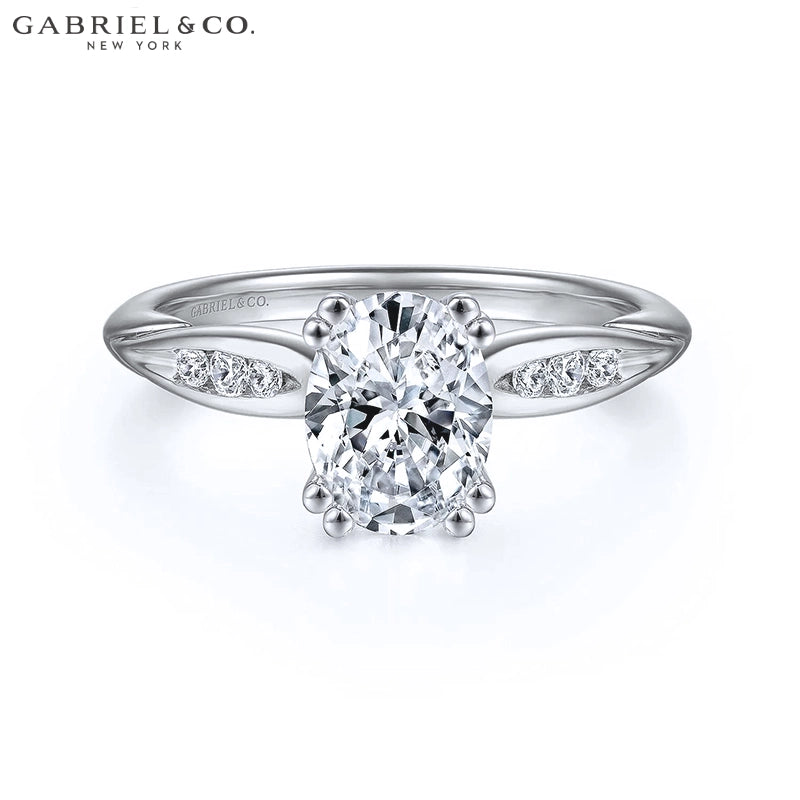 1.00ctr-2.00ctr Oval Cut Lab Grown Diamond Ring Tailor Made