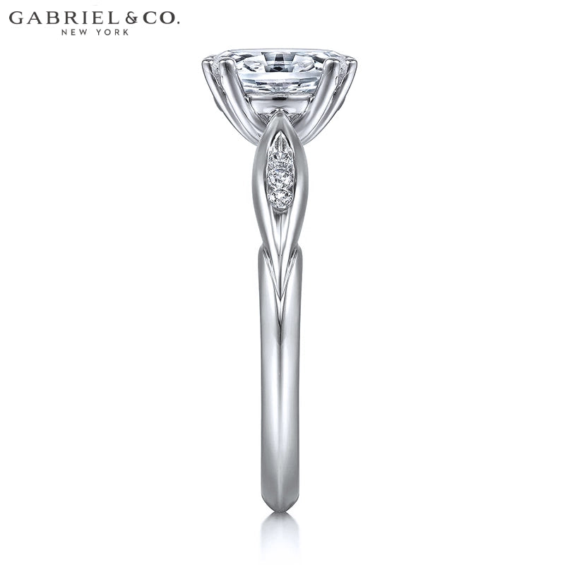 1.00ctr-2.00ctr Oval Cut Lab Grown Diamond Ring Tailor Made