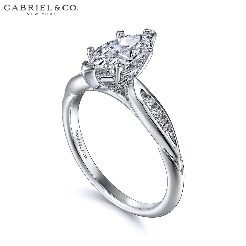 1.15ctw Marquise Cut Lab Grown Diamond Ring