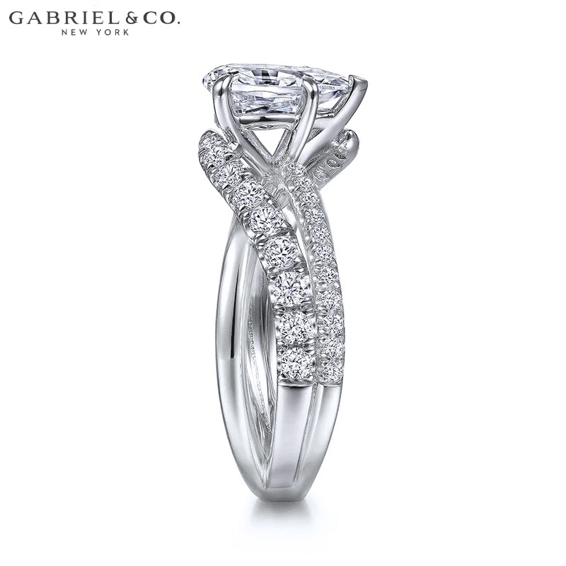 1.25ctr-2.00ctr Pear Cut Natural Diamond Ring Tailor Made