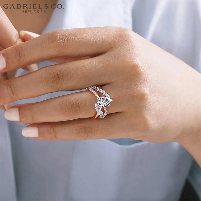 1.25ctr-2.00ctr Pear Cut Natural Diamond Ring Tailor Made