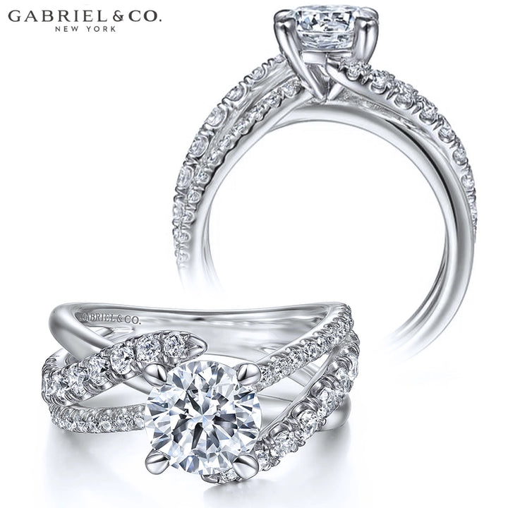 1.00ctr-2.00ctr Round Cut Natural Diamond Ring