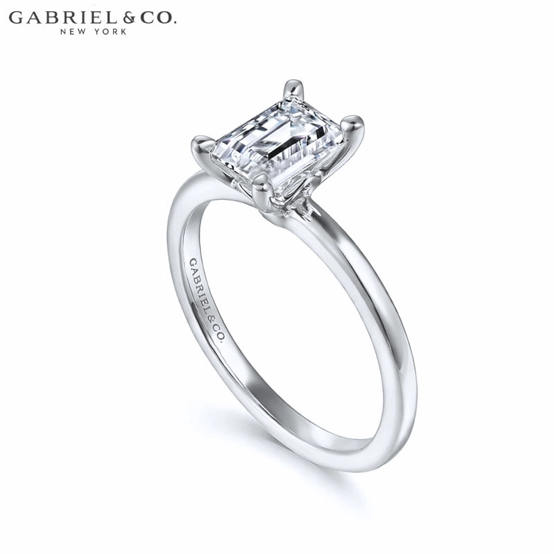 1.00ctr-2.00ctr Emerald Cut Lab Grown Diamond Ring Tailor Made