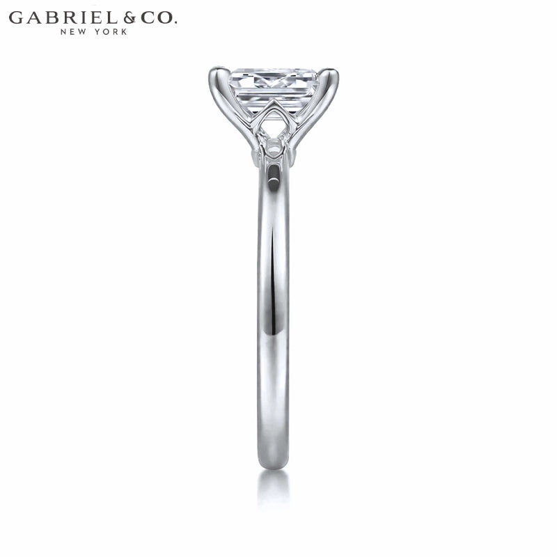1.00ctr-2.00ctr Emerald Cut Lab Grown Diamond Ring