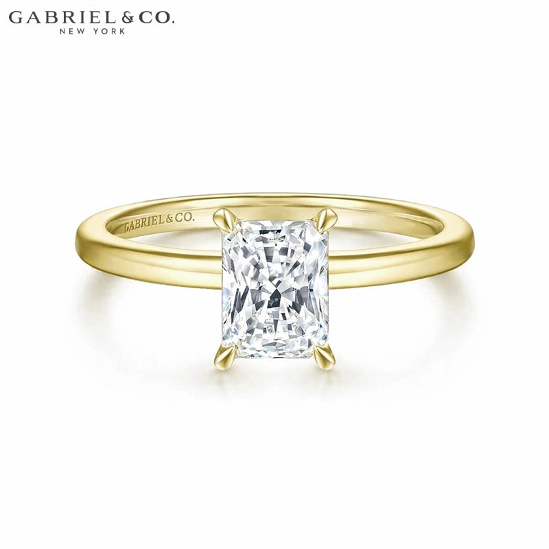 1.00ctr-2.00ctr Radiant Cut Lab Grown Diamond Ring