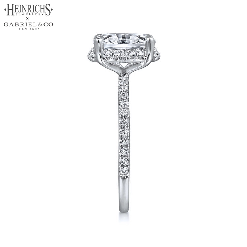 1.00ctr-2.00ctr Oval Cut Lab Grown Diamond Ring Tailor Made