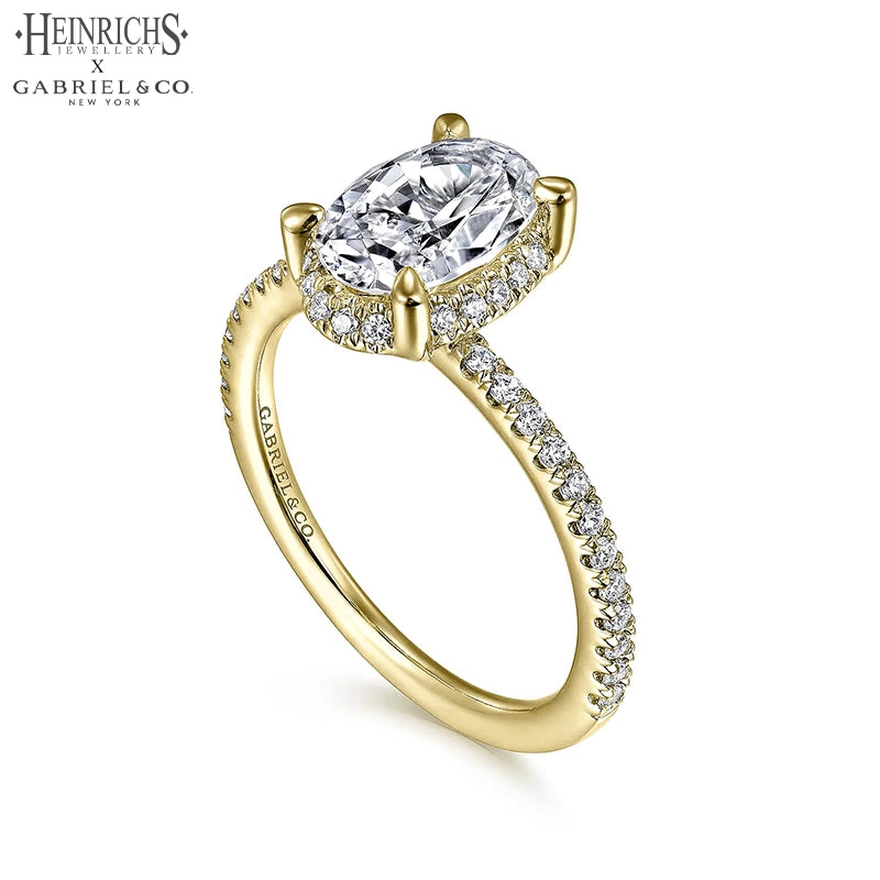 1.00ctr-2.00ctr Oval Cut Lab Grown Diamond Ring Tailor Made