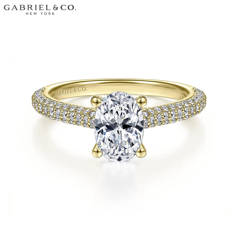 1.55ctw Oval Cut Lab Grown Diamond Ring