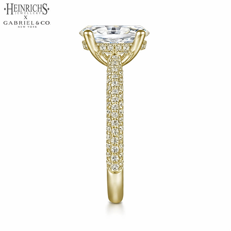 1.25ctr-2.50ctr Oval Cut Lab Grown Diamond Ring