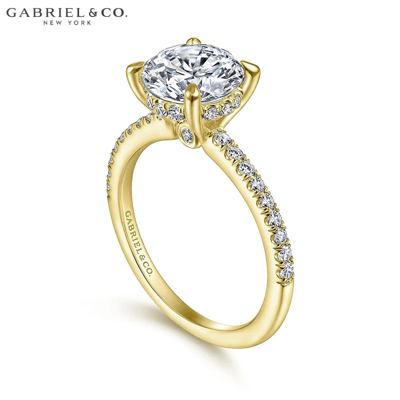 1.00ctr-2.00ctr Round Cut Natural Diamond Ring