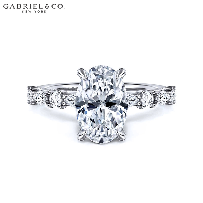2.51ctw Oval Cut Lab Grown Diamond Ring