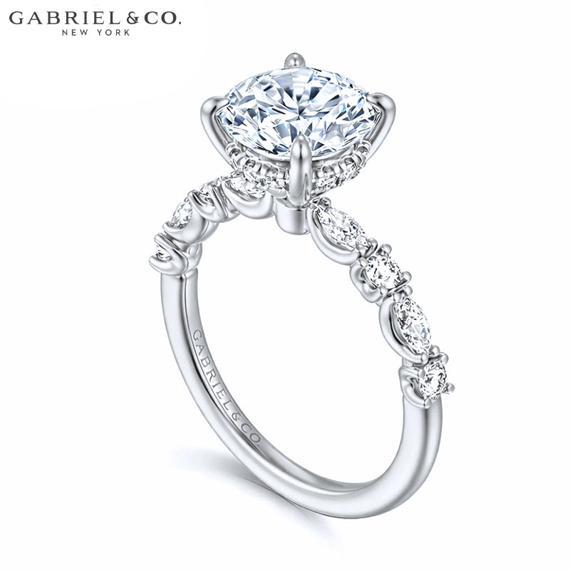1.00ctr-2.00ctr Round Cut Natural Diamond Ring Tailor Made